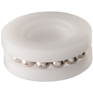 xiros® axial ball bearings, single row, xirodur B180, stainless steel balls, mm