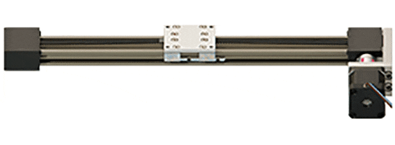 Linear axis with motor