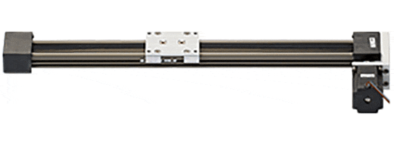 Linear axis with motor