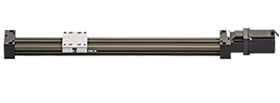 Linear axis with motor