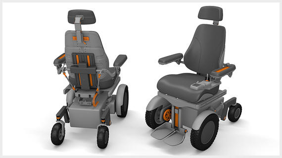 Wheelchair with igus products
